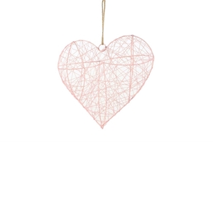 Valentine Deco hanging heart 30*25*10cm