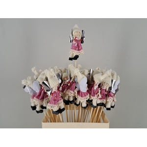 Stick Angel 9cm Red/Wht 85346