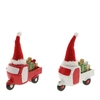 Kerst Tuktuk+boom 11*5*13cm