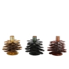 Cosmo Autumn Mix Candle Holder Pine Cone Ass 12x12x10cm