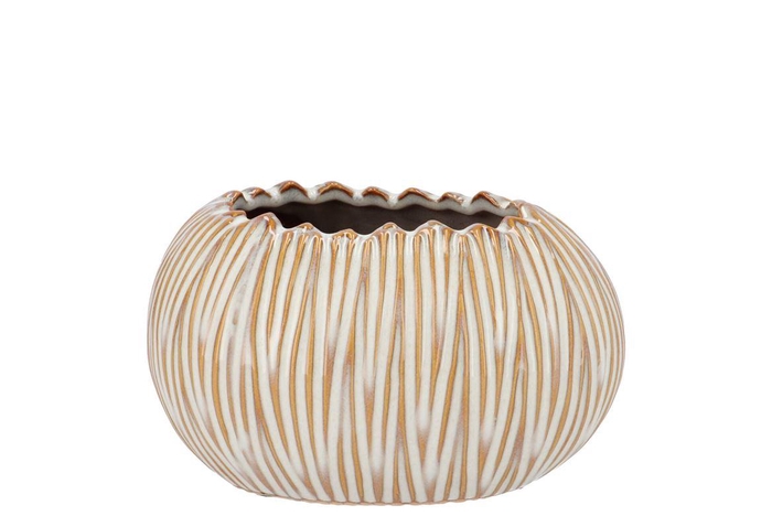 <h4>Ella White Pot Oval Ass 16x12x10cm</h4>