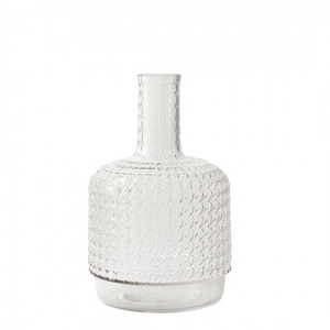 Glas Fles Sari d14.5*27cm