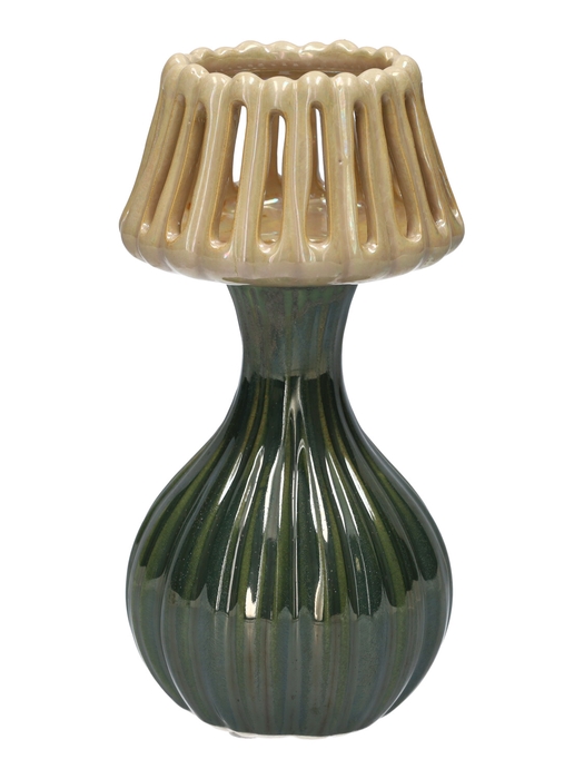 <h4>DF03-751620400 - Bottle Noelle d6/9xh18 cream/green</h4>