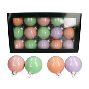 Christmas bauble Ball  60mm pearl x30