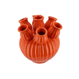 Amsterdam Orange Tulip Vase 20x20cm Nm