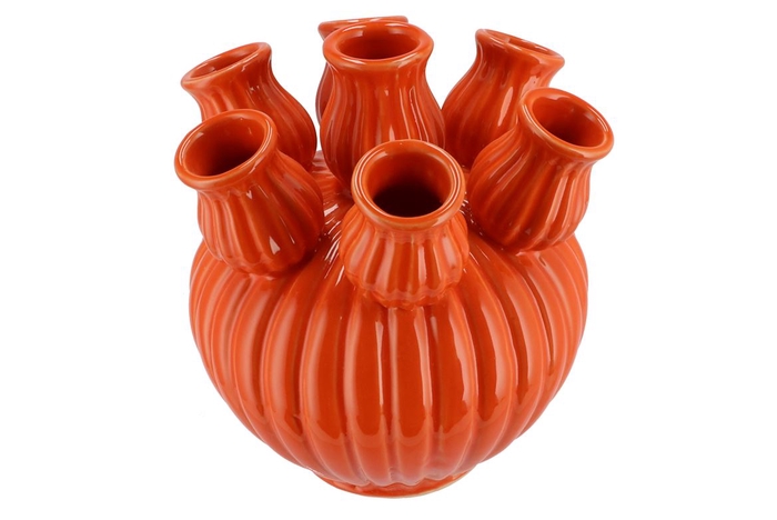 <h4>Amsterdam Orange Tulip Vase 20x20cm Nm</h4>