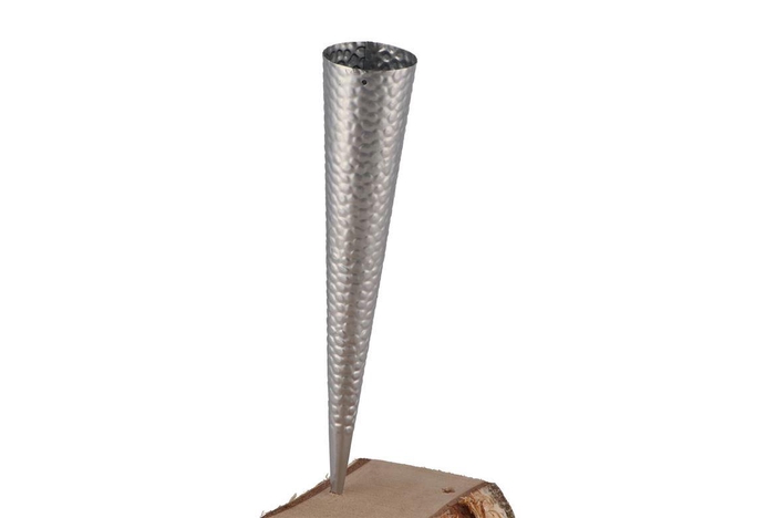 <h4>Waxinepunt Zilver 25cm Nm</h4>