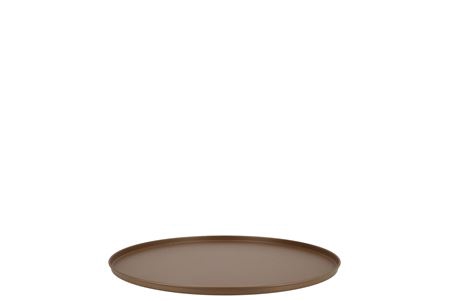 <h4>Coaster Matt Gold Tray Metal 25x25x2cm Nm</h4>