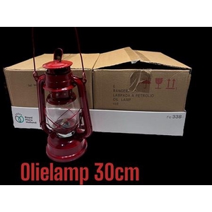 Olielamp Rood 30cm