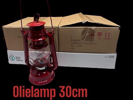 <h4>Olielamp Rood 30cm</h4>