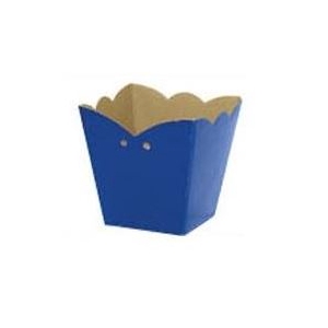 CACHEPOT VIOLETA 11,5 CM X 10,5 CM X 08 CM C/10 UN LISO AZUL ESCURO