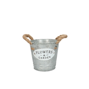 Zink Garden pot d13*11.5cm