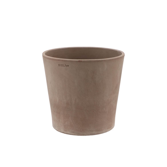 <h4>Terra Choco Pot Konisch Grijs 20x18cm</h4>