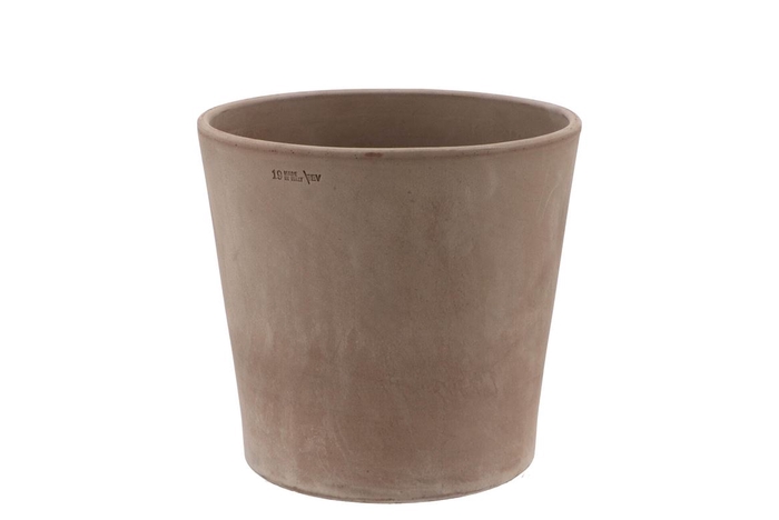 Terra Choco Pot Konisch Grijs 20x18cm