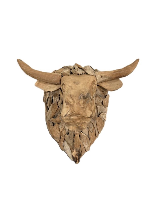 <h4>Buffelo Head Teak Banteng L50W50H40</h4>