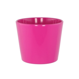 Ceramic Pink Shiny Pot 15cm Nm