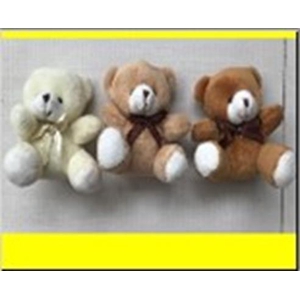 Stick Teddy 8cm Mix 3 Clrs