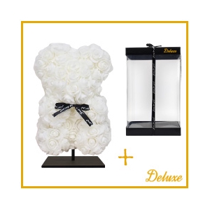 arr6 Deco beer 25cm - Wit