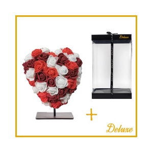 arr3 Deco foam hart 15cm - Ro/BO/Wit