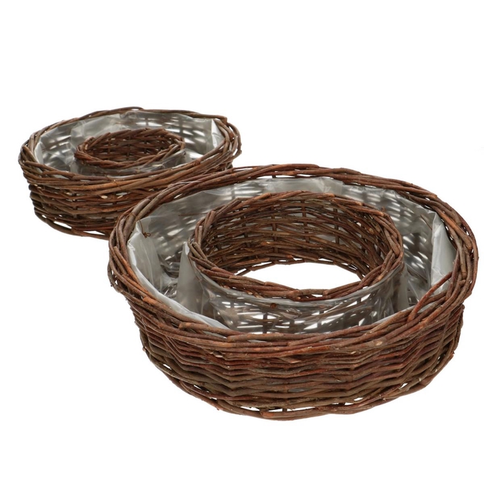 <h4>Manden sets Wilg ring S/2 d47*10cm</h4>