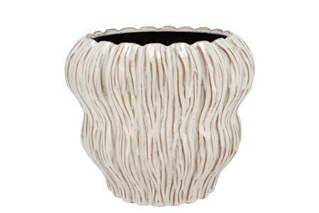<h4>Lima White Pot Bubble 23x23x19cm Nm</h4>