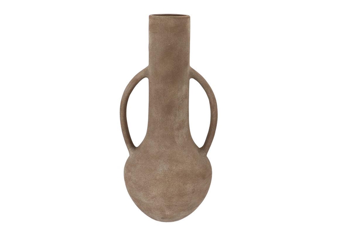 Florence Antique Bronze Vase Ears 28x27x62cm Nm