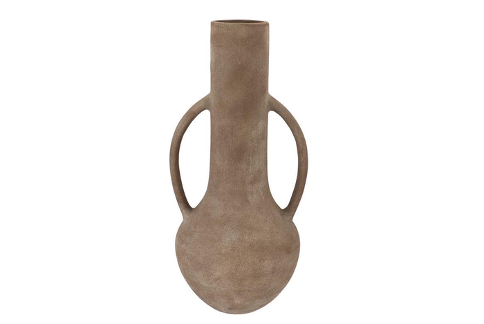 Florence Antique Bronze Vase Ears 28x27x62cm Nm