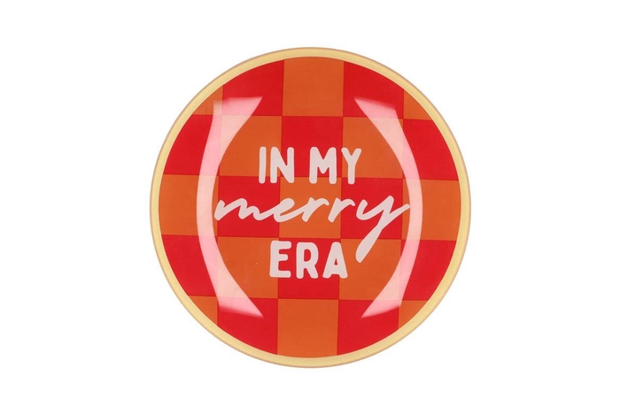 Plate Round In My Merry Era 18x18x2cm