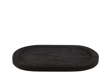 <h4>Wood Tray Black 30x20x2cm</h4>