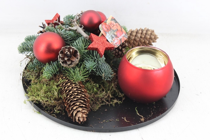 <h4>arr5 Kerst MB - Black plate L Red bolwax</h4>
