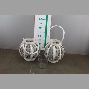 LANTERN NAT W GLAS