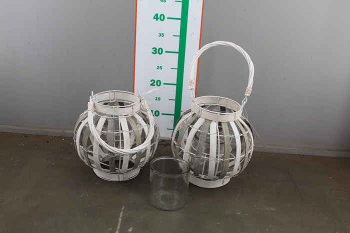LANTERN NAT W GLAS