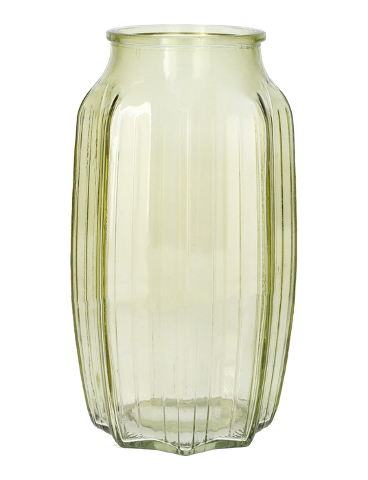 <h4>DF02-664324600 - Vase Suko d8.5/12xh22 soft yellow</h4>