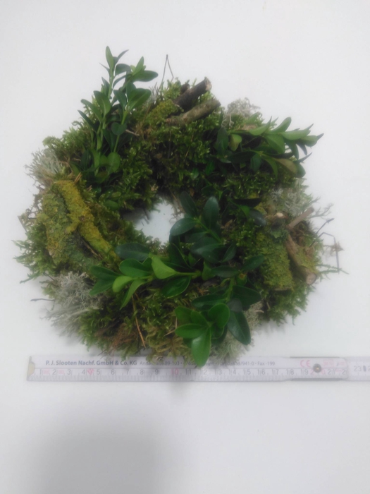<h4>KRANZ 10 BUX MOOS HOLZ 15CM</h4>