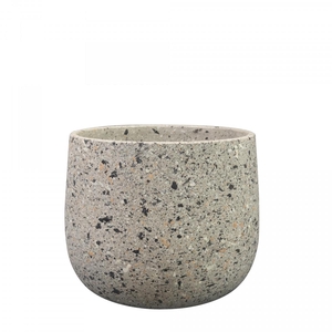 Ceramics Tina pot terrazo d18*15cm