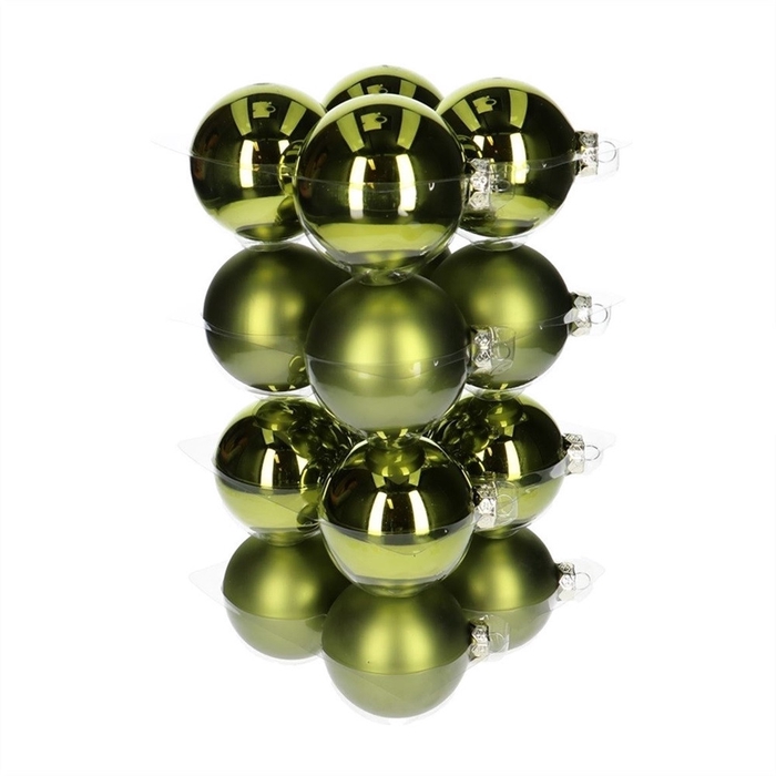<h4>Christmas bauble Ball  80mm combi x16</h4>
