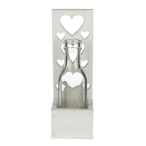 Love Glass Heart 1bot.d03/5*16cm