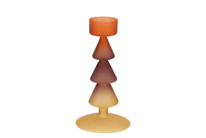 <h4>Nova Autumn Spices Candle Holder Tricolor 9x9x17cm</h4>