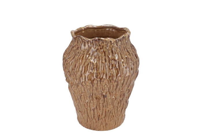 <h4>Cody Brown Vase 22x22x25cm</h4>