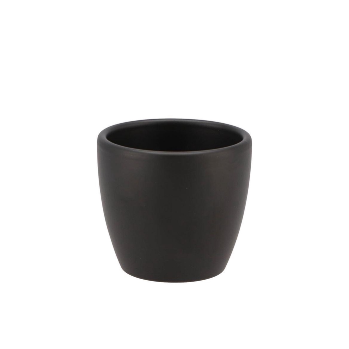 <h4>Ceramic Anthracite Matt Pot 7x6cm</h4>
