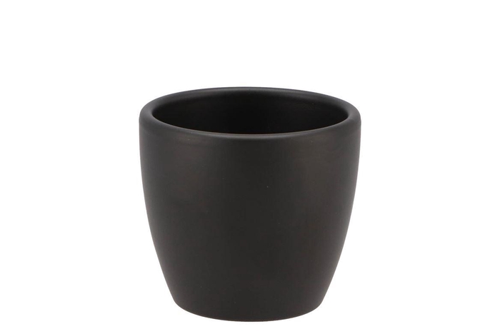Ceramic Anthracite Matt Pot 7x6cm