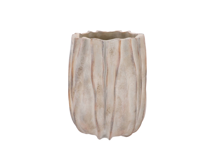 Alaska Structure Sand Vase 21x21x25cm