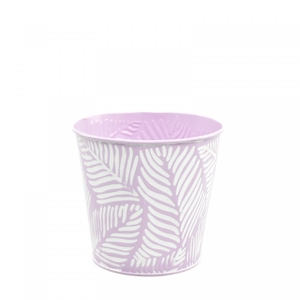 Zink Leaves pot d13.5*13cm