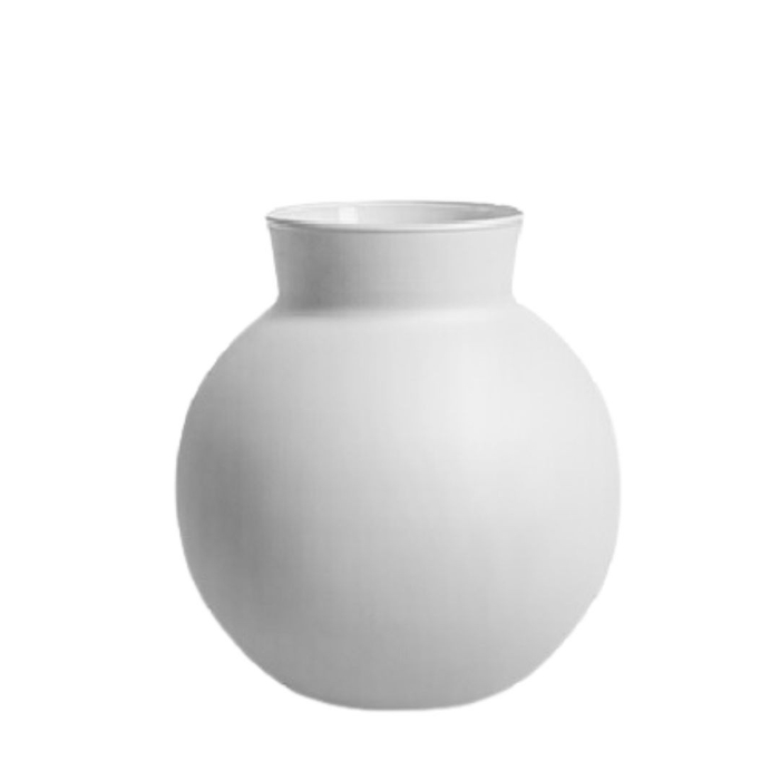 Glass eco ball vase col d09/17 17cm
