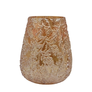 Herfst Glas vaas Forest d20*24cm