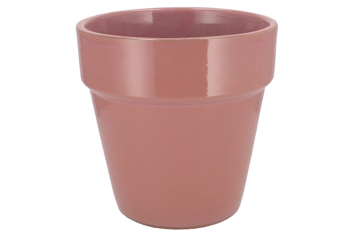 Ebbi Moss Pink Pot Glaze 25x25cm