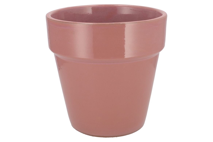 Ebbi Moss Pink Pot Glaze 25x25cm Nm