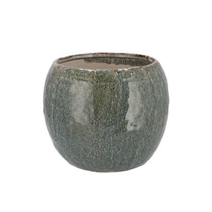 Iron Stone Blue Ball Pot 20x20x16cm Nm