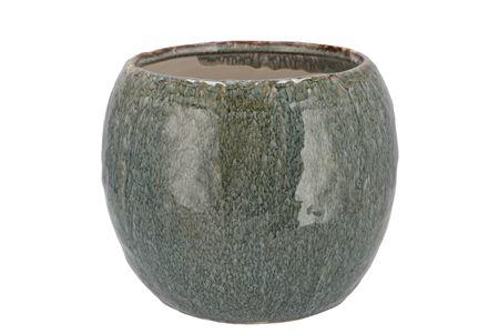 <h4>Iron Stone Blue Ball Pot 20x20x16cm Nm</h4>