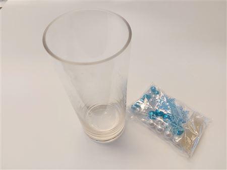 Waterpearls Frosty w.Vase H25D10